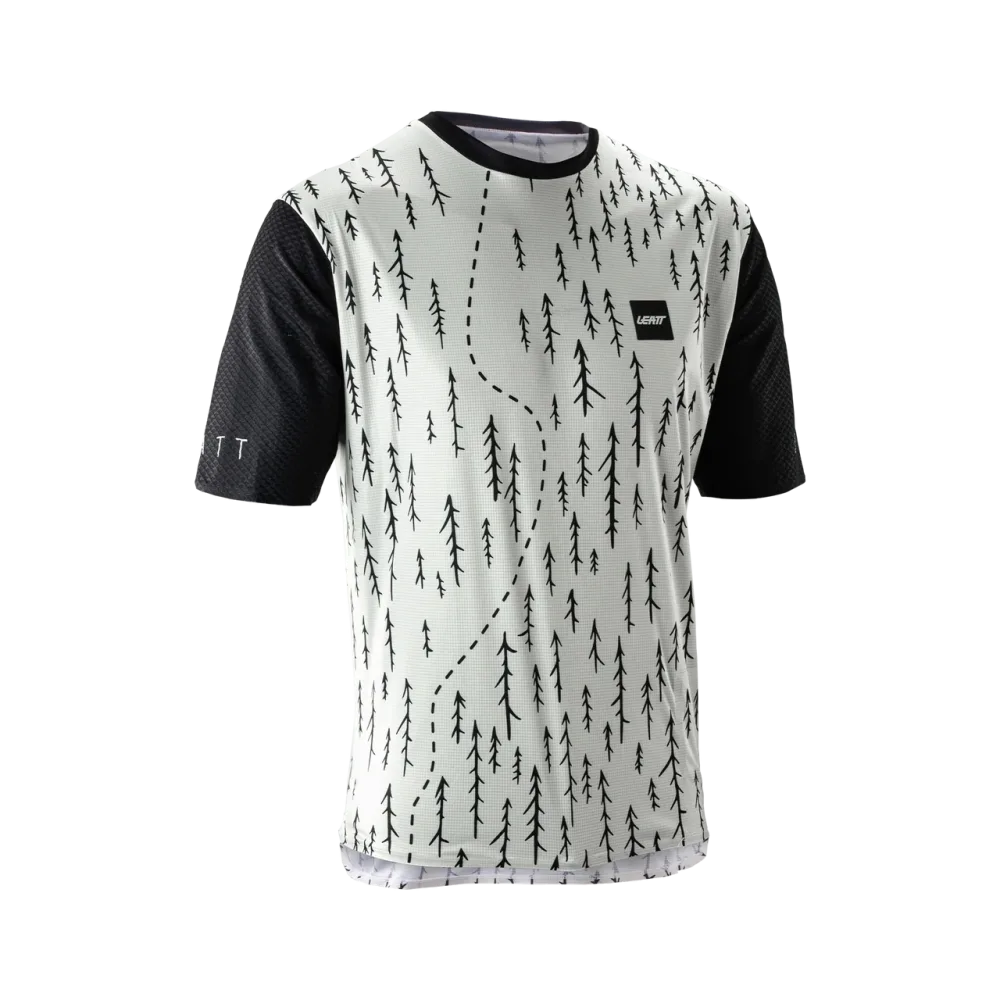 Maillot LEATT MTB TRAIL 3.0 Manches Courtes Blanc