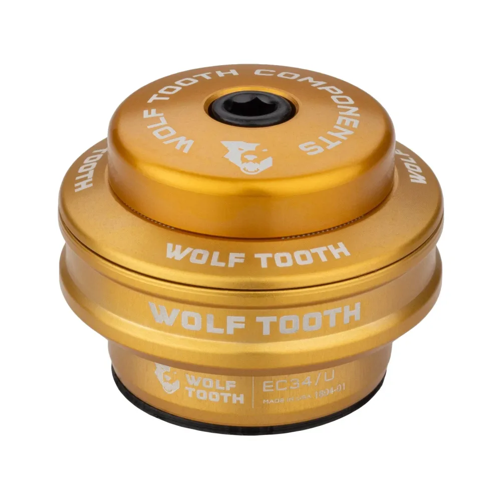 Cuvette Haute pour Jeu de Direction Externe WOLF TOOTH PREMIUM 1"1/8 EC34 Stack 16 mm Or