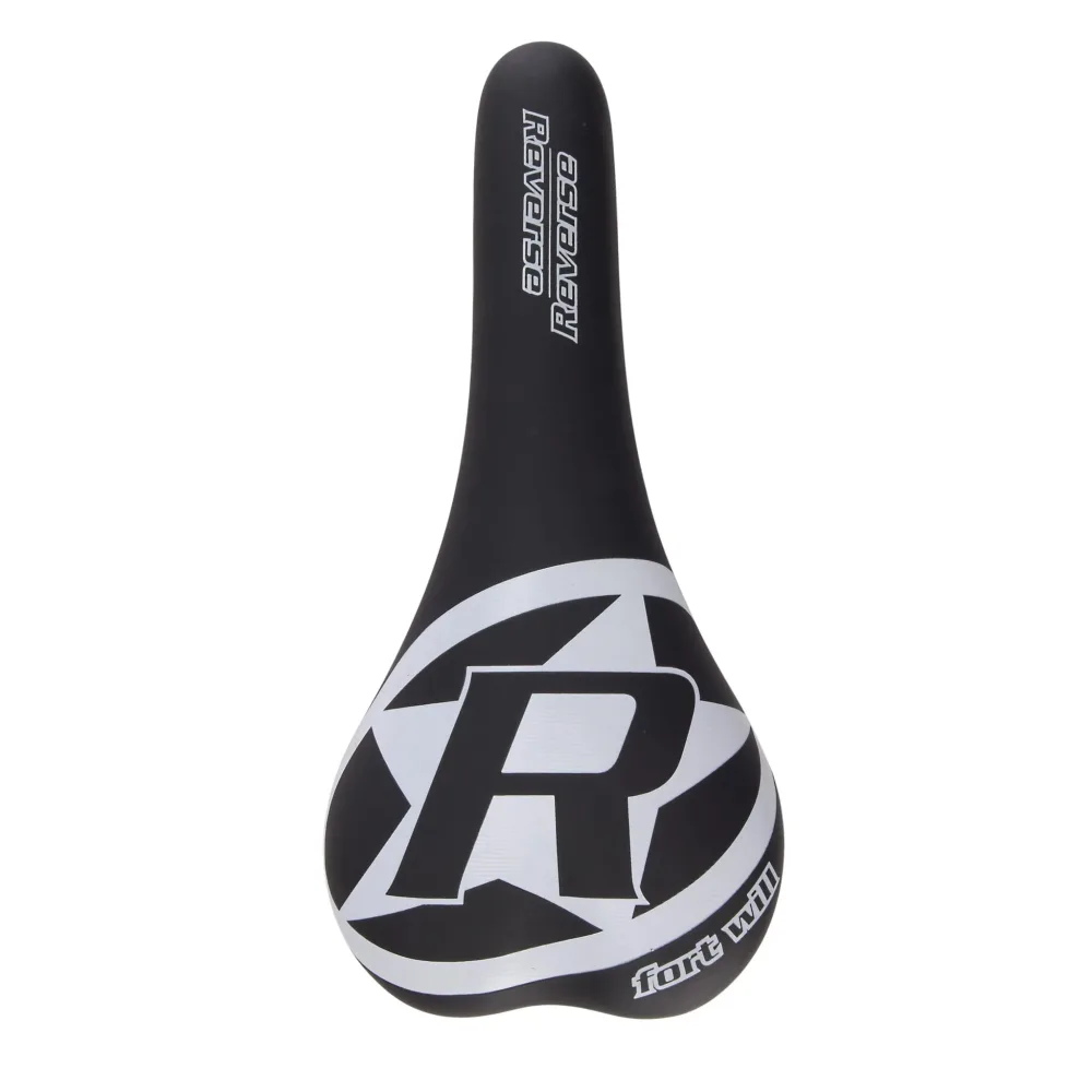 Selle REVERSE COMPONENTS FORT WILL STYLE Rails CrMo Noir/Blanc – Image 2