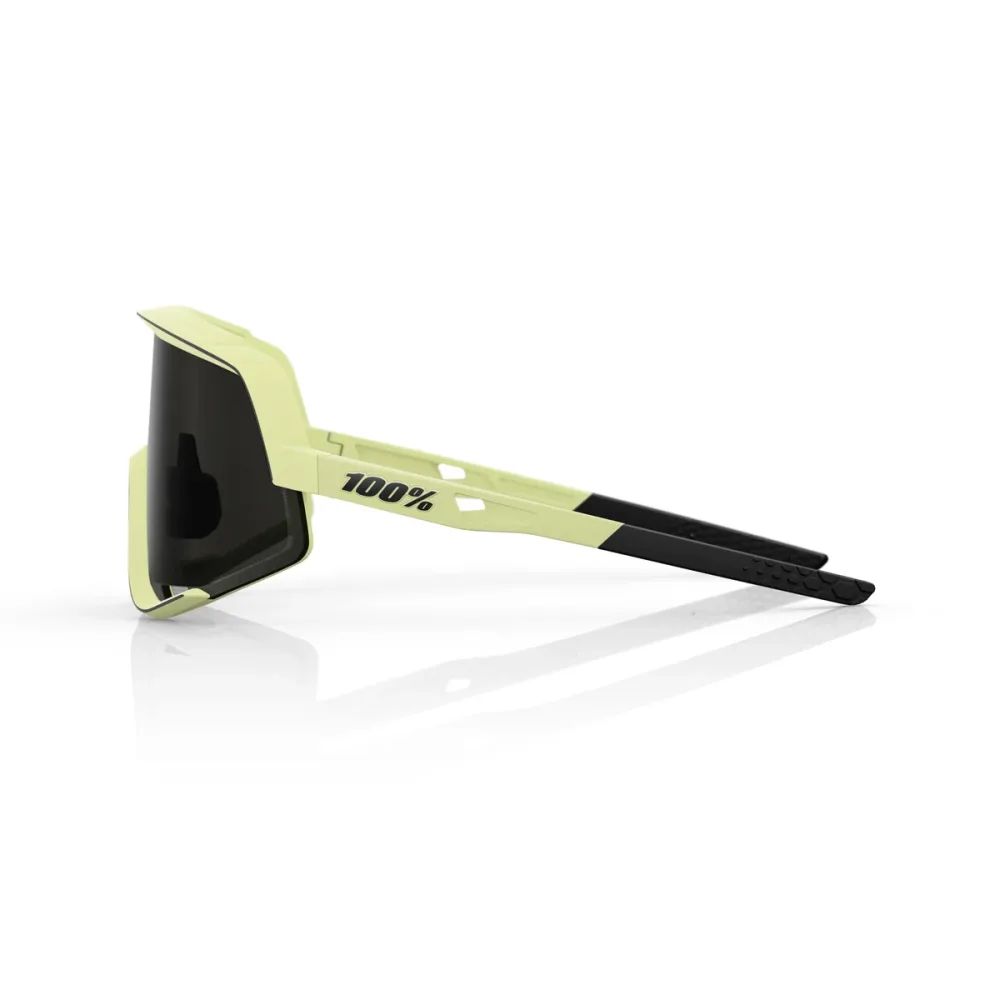 Lunettes 100% GLENDALE Soft Tact Glow Jaune Smoke Lens – Image 3