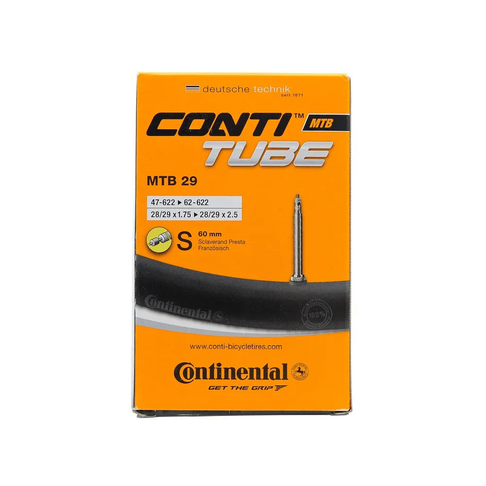Chambre à Air CONTINENTAL 29×1.75-2.5 Presta 60mm Chambre à Air CONTINENTAL 29×1.75-2.5 Presta 60mm