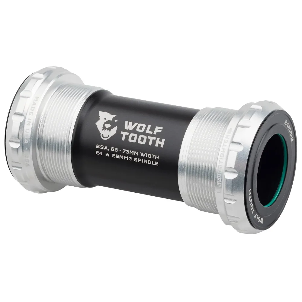 Boitier de Pédalier WOLFTOOTH BSA 24mm Raw Silver