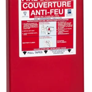 Couverture anti-feu 180 x 120 cm étui rigide Couverture anti-feu 180 x 120 cm étui rigide