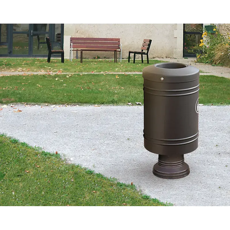 Corbeille Gascogne socle en fonte 60 litres – Image 3
