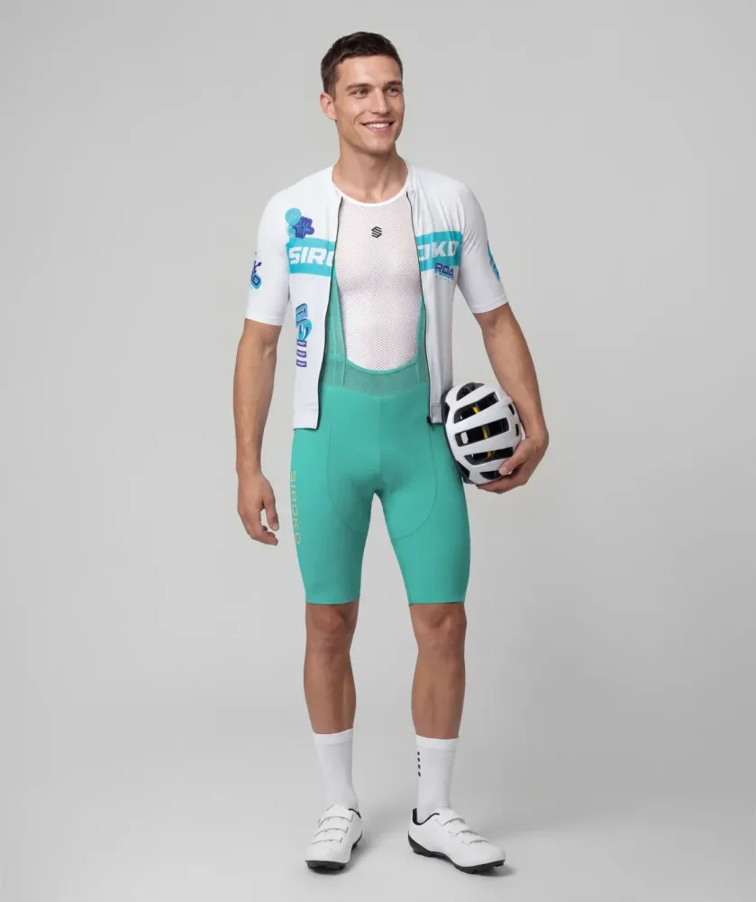Cuissard vélo court homme BX Neon Riders Green 2026