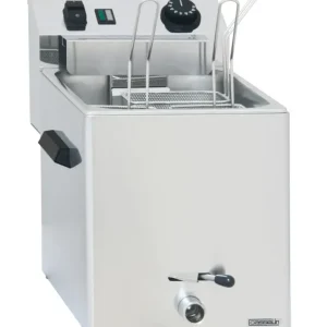 Cuiseur à pâtes électrique avec vanne de vidange – 3 paniers Cuiseur à pâtes électrique avec vanne de vidange – 3 paniers