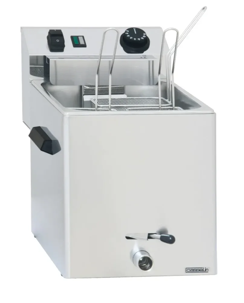 Cuiseur à pâtes électrique avec vanne de vidange - 3 paniers