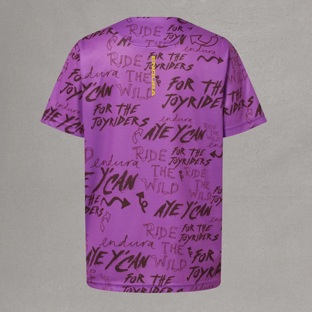 Maillot ENDURA SINGLETRACK CORE Junior Manches Courtes Violet – Image 2