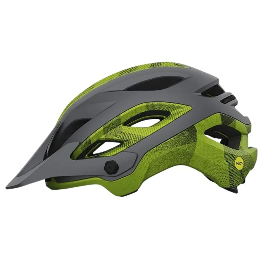 Casque VTT GIRO MERIT SPHERICAL Gris/Jaune – Image 2