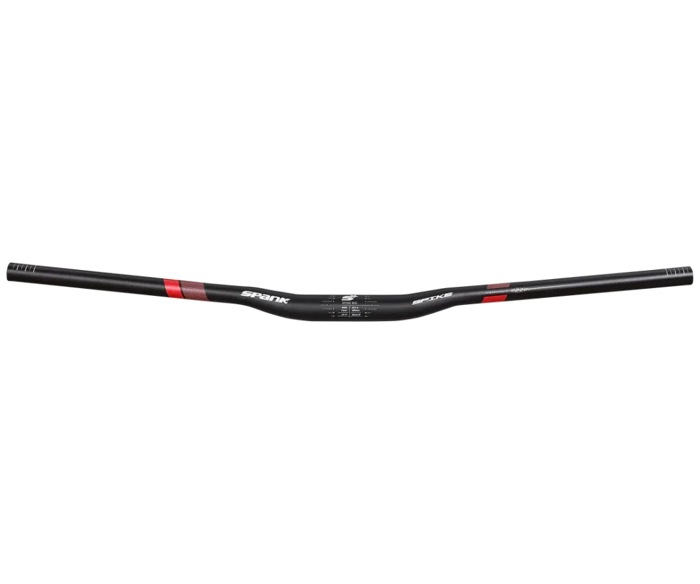 Cintre SPANK SPIKE 800 VIBROCORE Rise 15mm 31.8/800mm Noir / Rouge