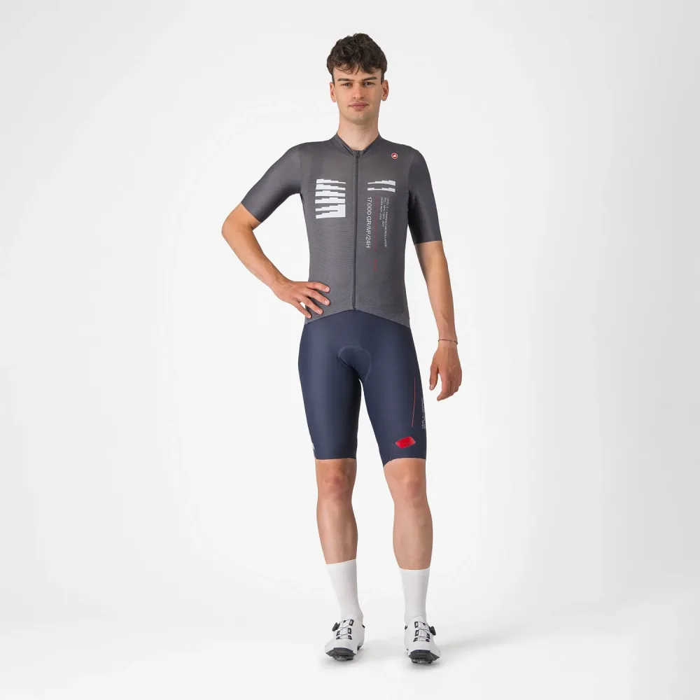 Maillot CASTELLI ESPRESSO R--A/D Manches Courtes Gris Fumé – Image 3
