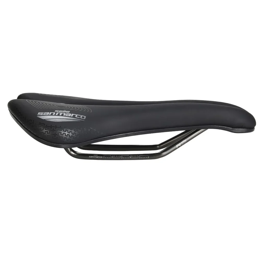 Selle SELLE SAN MARCO APSIDE SHORT SUPERCOMFORT OPEN-FIT RACING 149mm Rails Manganèse – Image 3