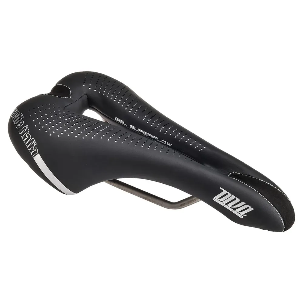 Selle SELLE ITALIA DIVA GEL SUPERFLOW S Femme Rails TI316