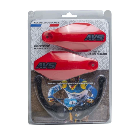 Protège Mains AVS BASIC Patte Plastique Rouge – Image 2