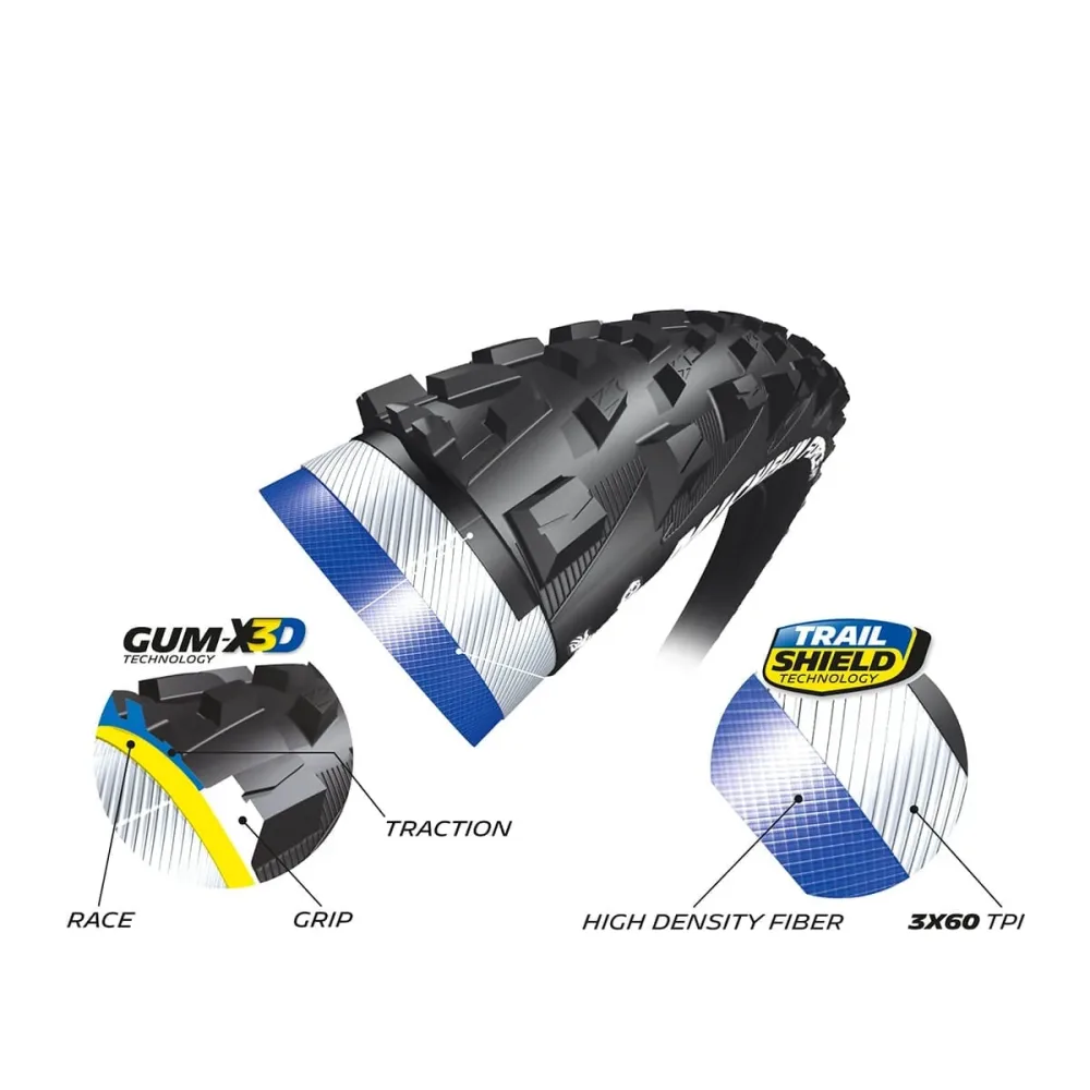 Pneu MICHELIN FORCE AM Competition Line 29x2.25 Tubeless Ready Souple – Image 3