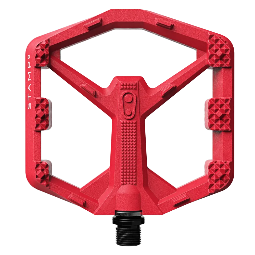 Pédales Plates CRANKBROTHERS STAMP 0 Large Rouge