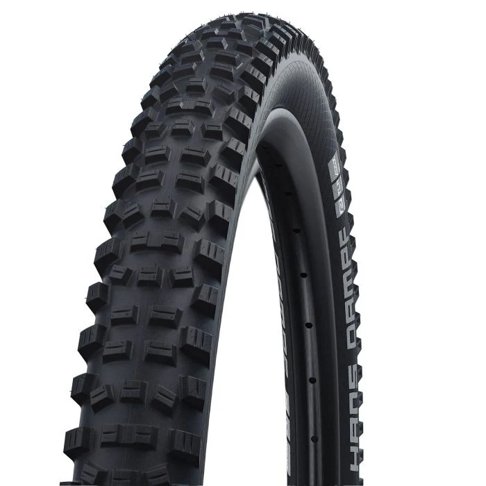 Pneu SCHWALBE HANS DAMPF 24×2.35 ADDIX Performance Tubeless Ready Souple Noir Pneu SCHWALBE HANS DAMPF 24×2.35 ADDIX Performance Tubeless Ready Souple Noir