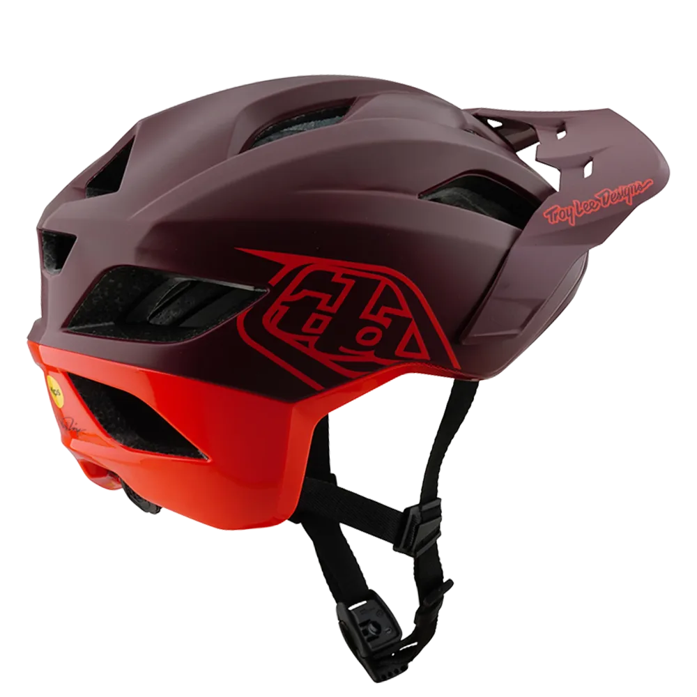 Casque VTT TROY LEE DESIGNS FLOWLINE SE MIPS Bordeaux/Rouge – Image 2