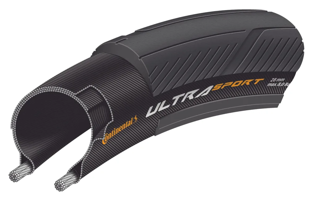 Pneu CONTINENTAL ULTRA SPORT III 700c TubeType Marron – Image 3