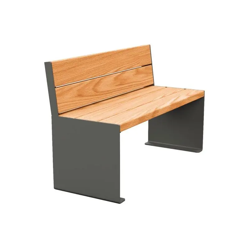 Banc bois et acier KUB Banc bois et acier KUB