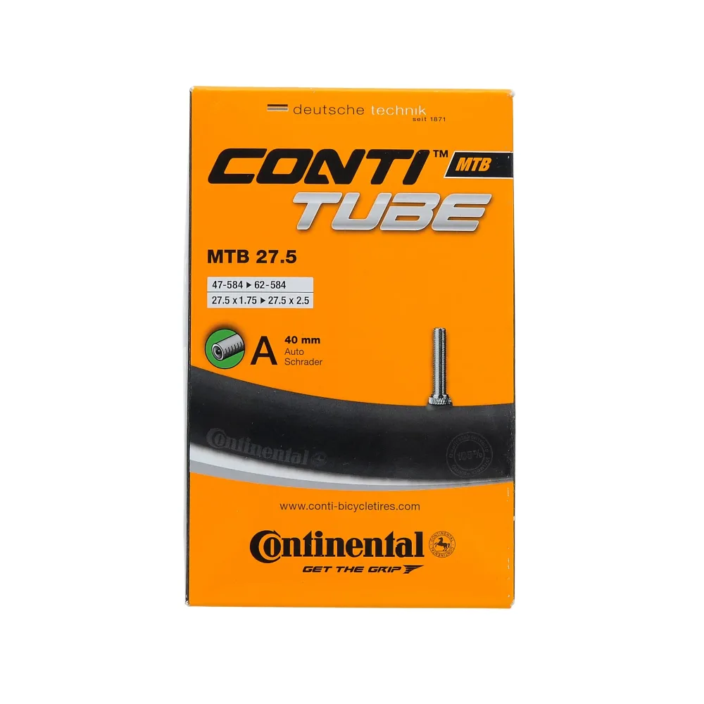 Chambre à air CONTINENTAL MTB 27.5×1.75-2.5 Schrader 40mm Chambre à air CONTINENTAL MTB 27.5×1.75-2.5 Schrader 40mm
