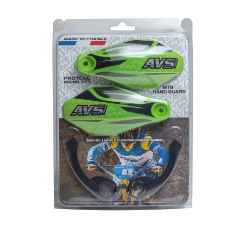 Protège Mains AVS KIT DECO Patte Alu Vert clair/Noir – Image 2