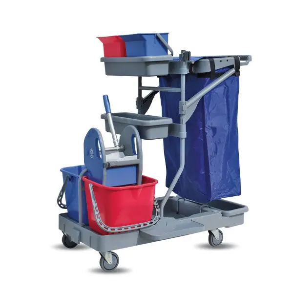 Chariot de ménage multifonctionnel presstar