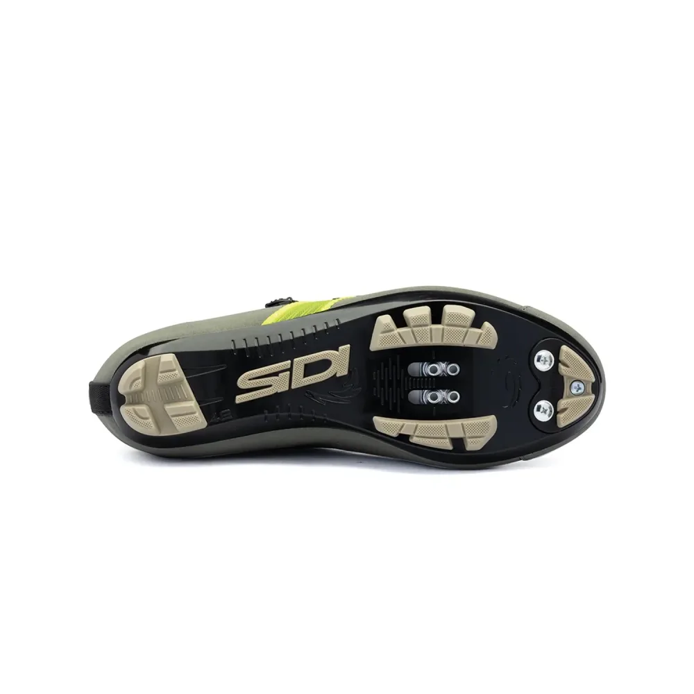 Chaussures VTT SIDI AERTIS Vert Military/Jaune – Image 2