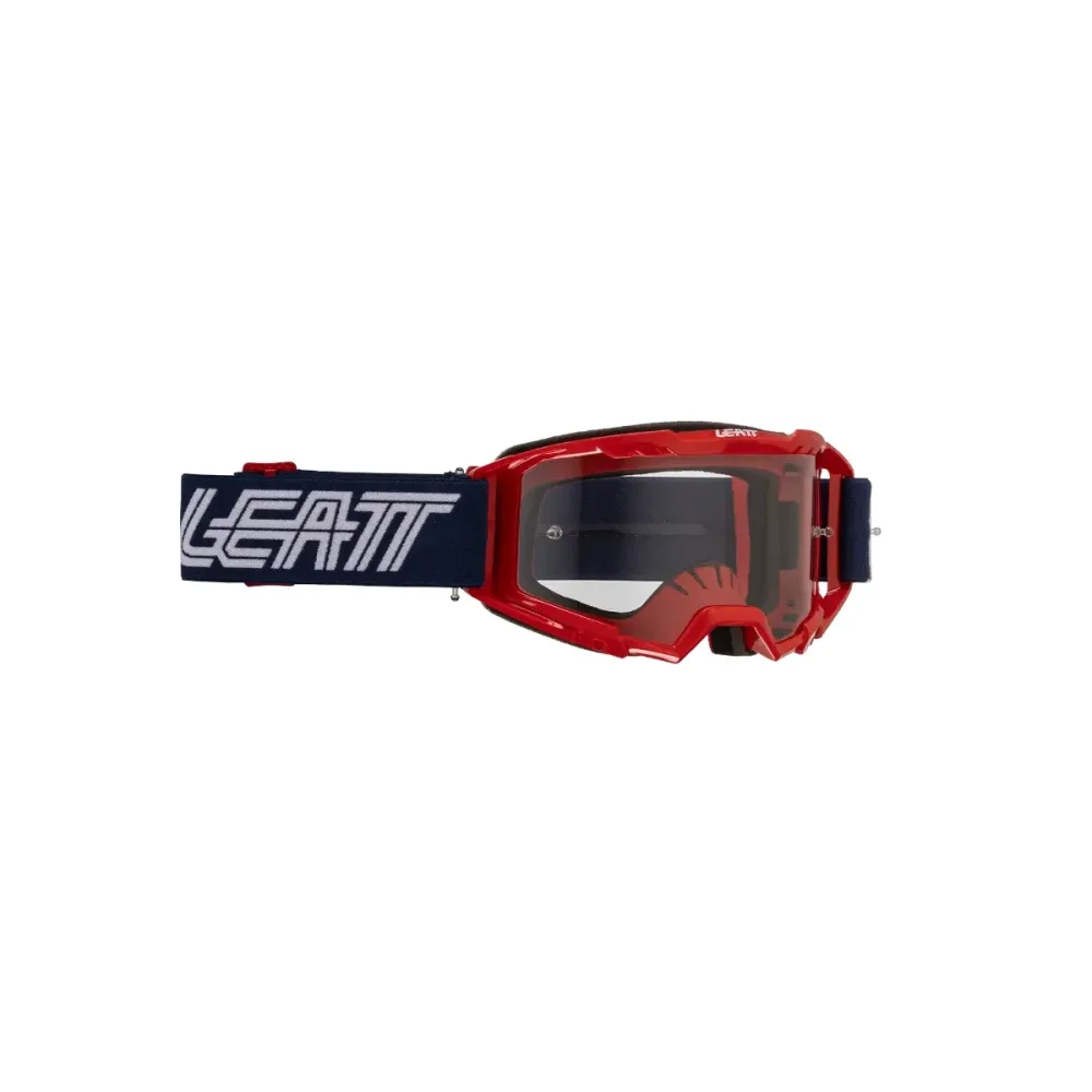 Masque LEATT VIZION 3.5 Rouge/Bleu Écran Transparent