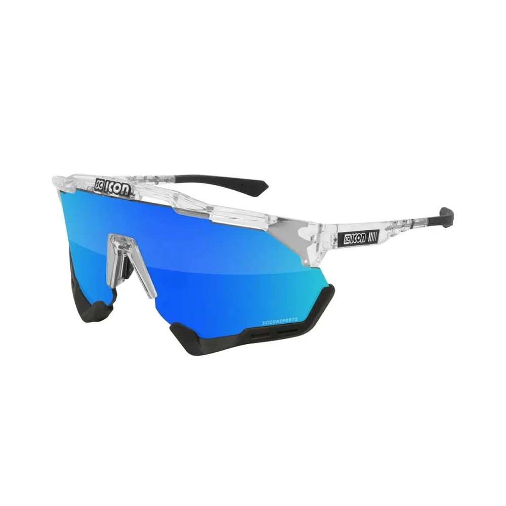 Lunettes SCICON AEROSHADE XL Translucide Iridium Bleu