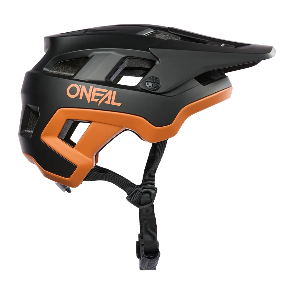 Casque VTT O'NEAL DEFENDER SOLID Noir/Orange – Image 2