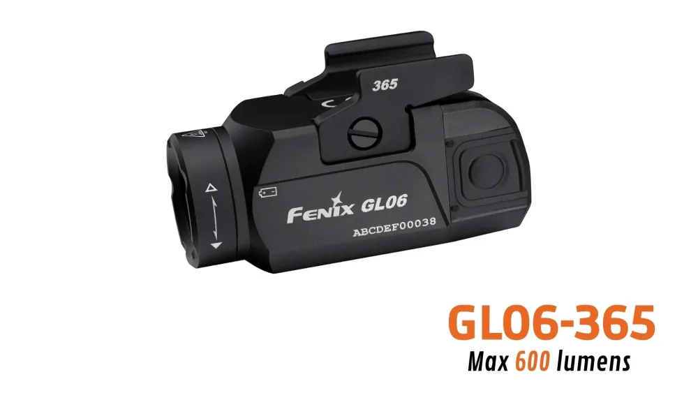 Fenix GL06-365 - 600 lumens - 140 mètres de portée