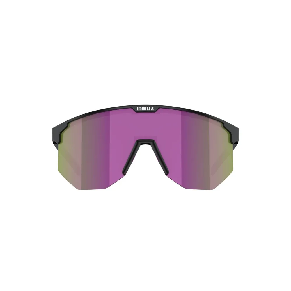 Lunettes BLIZ HERO SMALL Noir Matt Ecran Marron Violet – Image 3