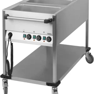 Chariot bain-marie à eau 3 x GN 1/1 Chariot bain-marie à eau 3 x GN 1/1