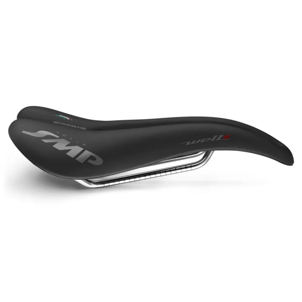 Selle SMP WELL S Largeur 138mm Rails Acier Noir – Image 2