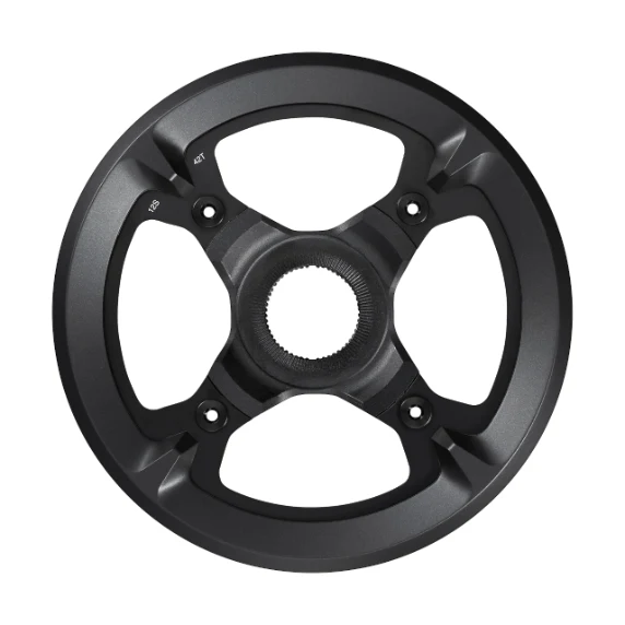 Plateau Mono E-Bike SHIMANO SM-CRE70-12 12V Double Guide Chaine