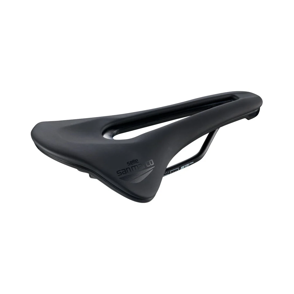 Selle SAN MARCO SHORTFIT 2.0 OPEN-FIT SPORT L3 Largeur 155mm Rails Composite