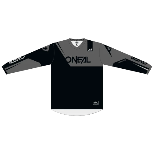 Maillot O'NEAL ELEMENT RACEWEAR Junior Manches Longues Noir/Gris – Image 3