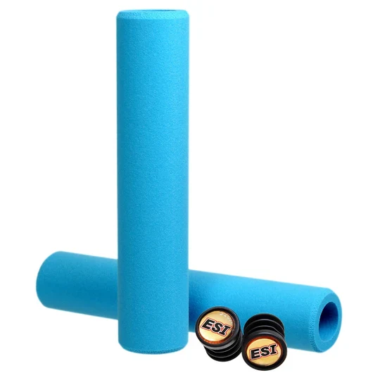 Grips ESI RACER'S EDGE 130 mm Bleu Ciel