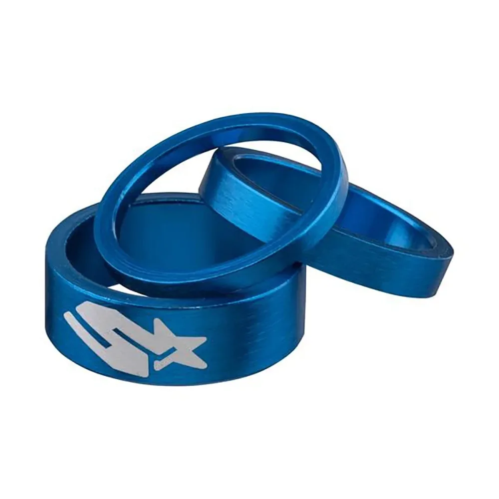 Kit Entretoises de Direction SPANK TWEET TWEET 1"1/8 Bleu