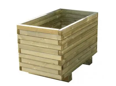 Jardinière rectangle bois 1000 x 700 mm