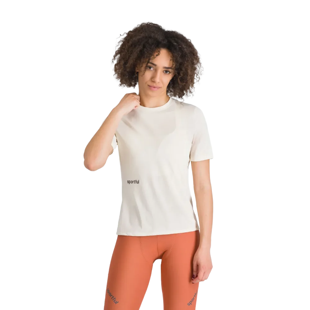 Maillot SPORTFUL SUPERGIARA TEE Manches Courtes Femme Crème