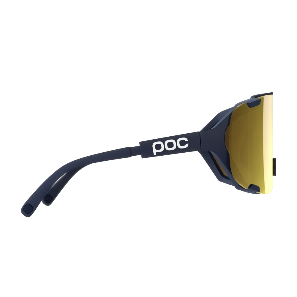 Lunettes POC DEVOUR MID Marine Verre Clarity Road Partly Sunny Gold – Image 3