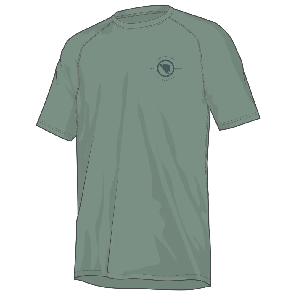 Maillot ENDURA LOOP TECH TEE Manches Courtes Sage