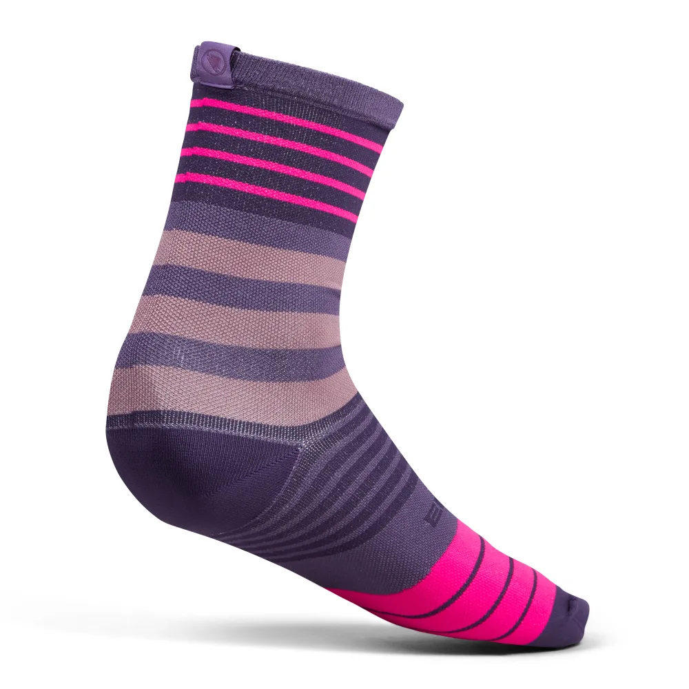 Chaussettes ENDURA BLOCK Violet – Image 3