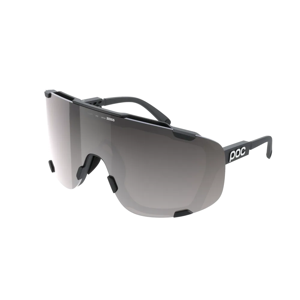 Lunettes POC DEVOUR WF + Noir Verre Clarity Road Sunny Silver