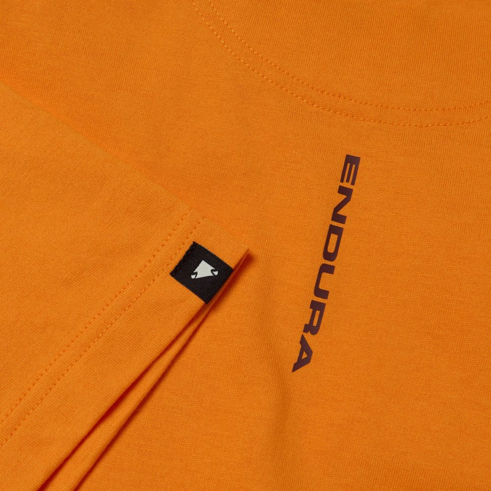 T-Shirt ENDURA ICON LOGO Orange – Image 3