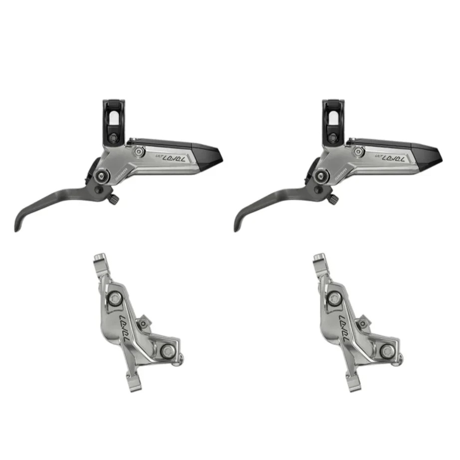 Paire de Freins SRAM LEVEL ULTIMATE STEALTH 4 pistons Argent