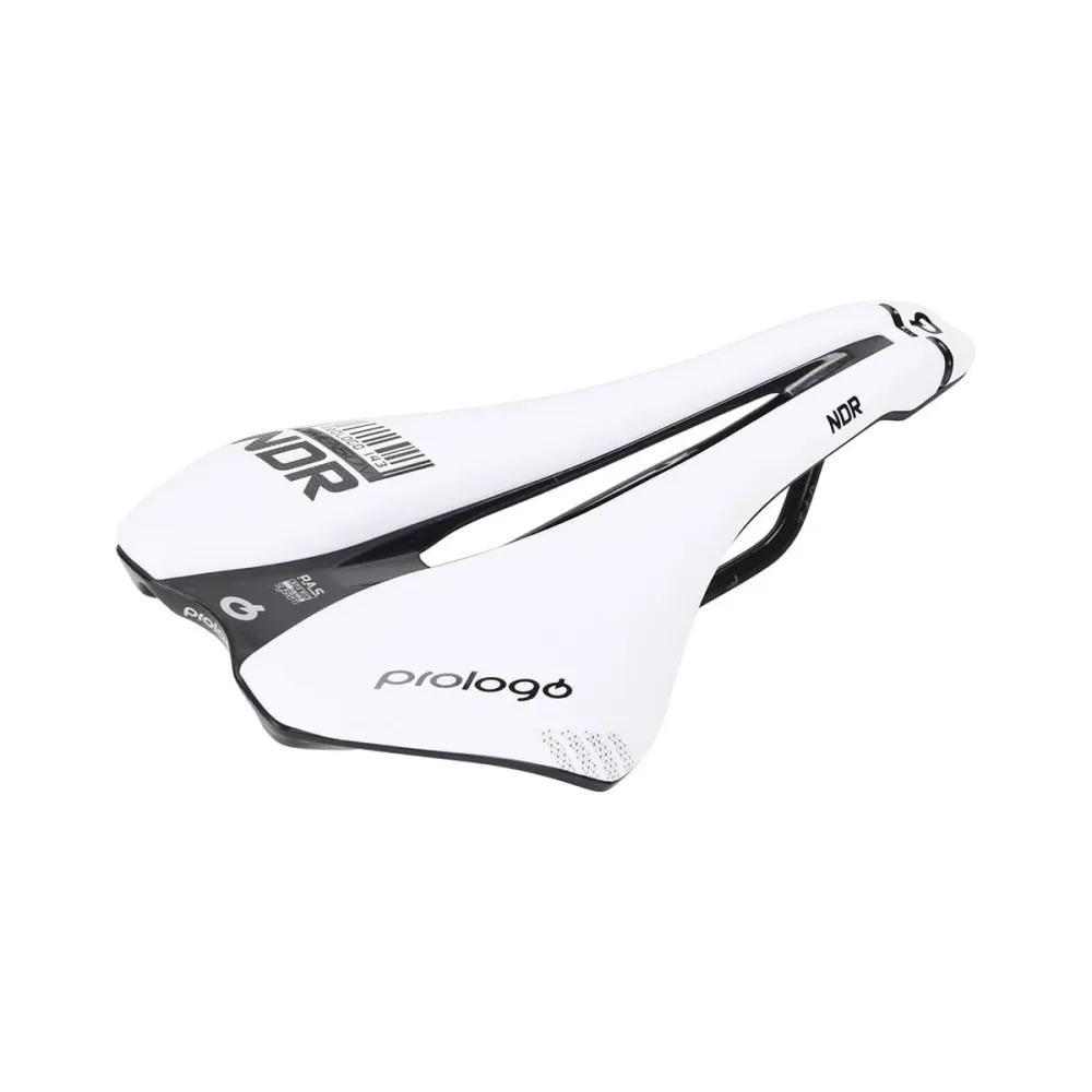 Selle PROLOGO DIMENSION NDR Rails Carbone largeur 143mm Blanc – Image 3