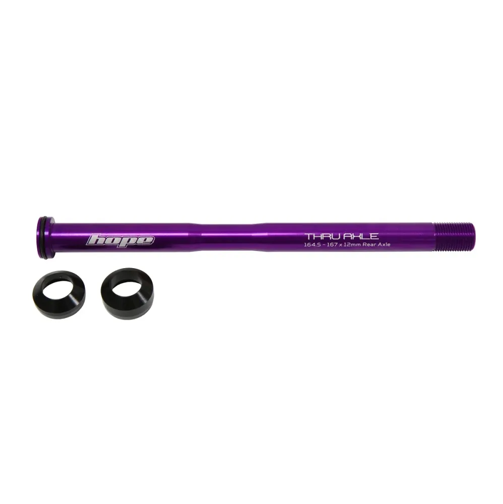 Axe de Roue Arrière HOPE 164.5-167mm #HTAR167 Violet